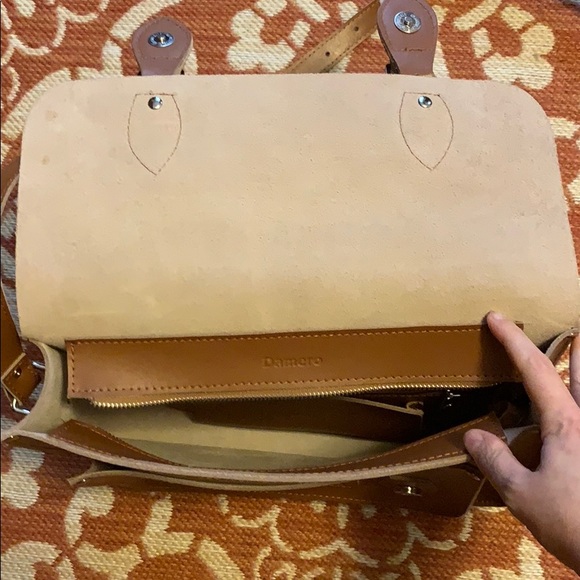 Damero classic camel satchel NWOT - Picture 3 of 4